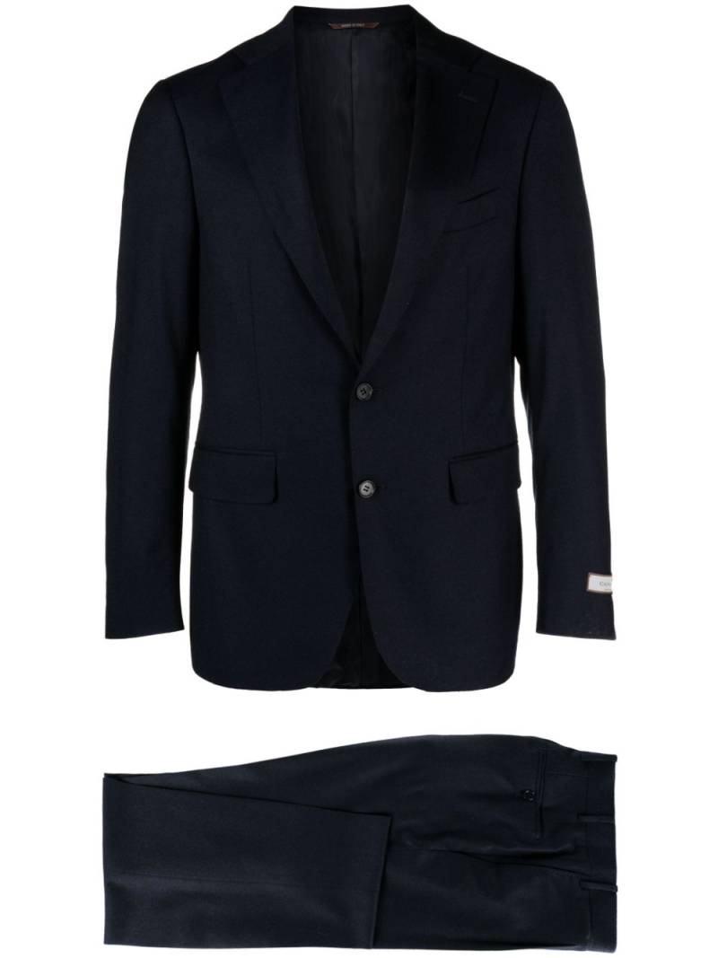 Canali single-breasted wool suit - Blue von Canali