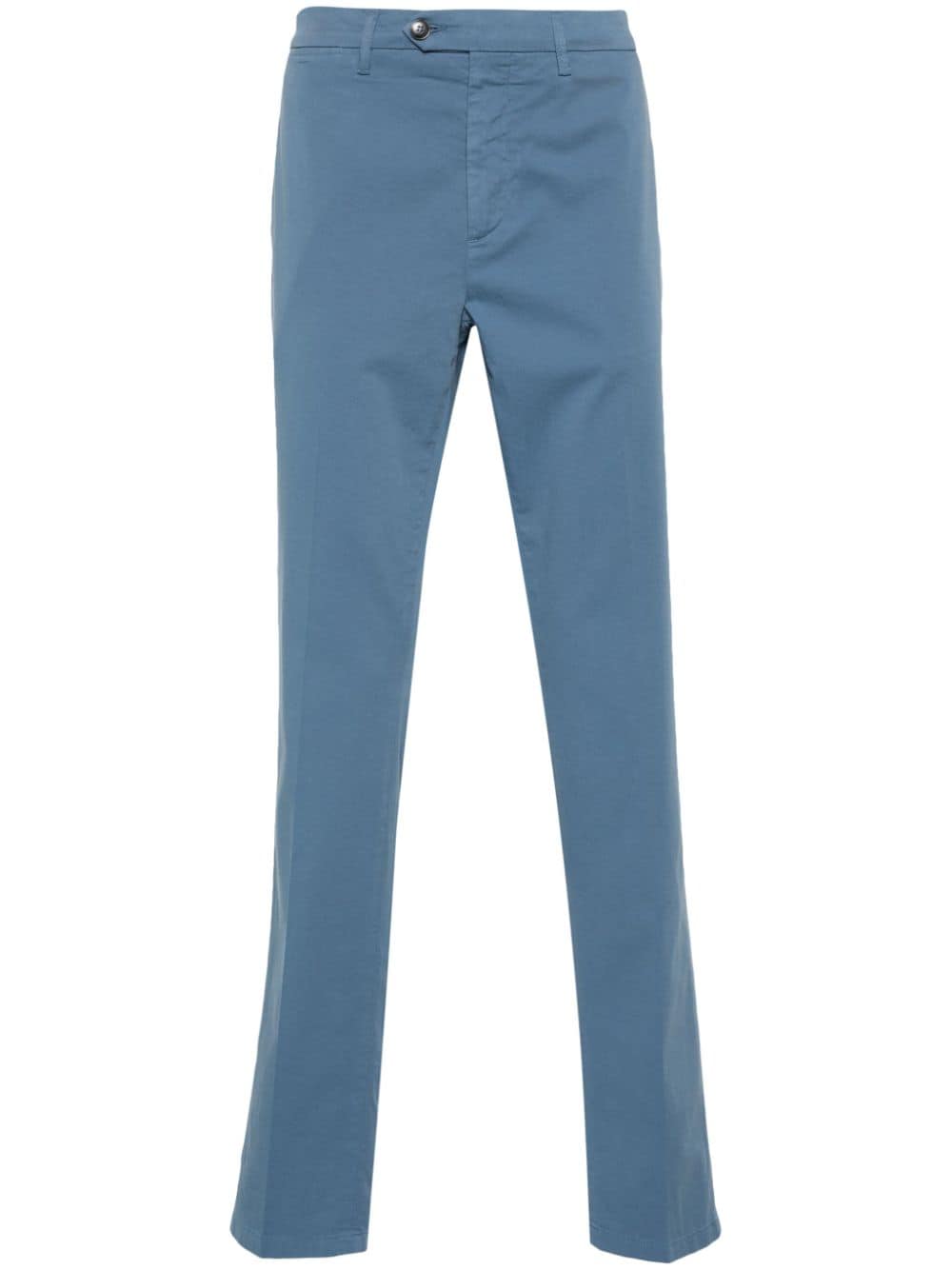 Canali slim-cut chino trousers - Blue von Canali