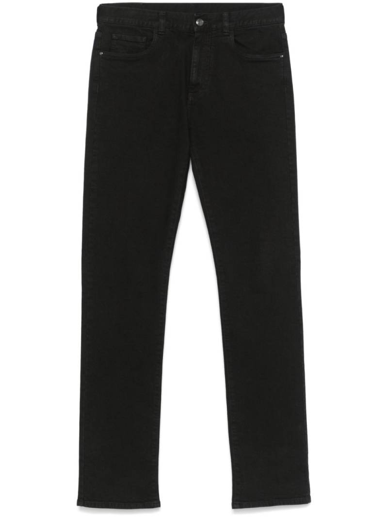 Canali straight-leg jeans - Black von Canali