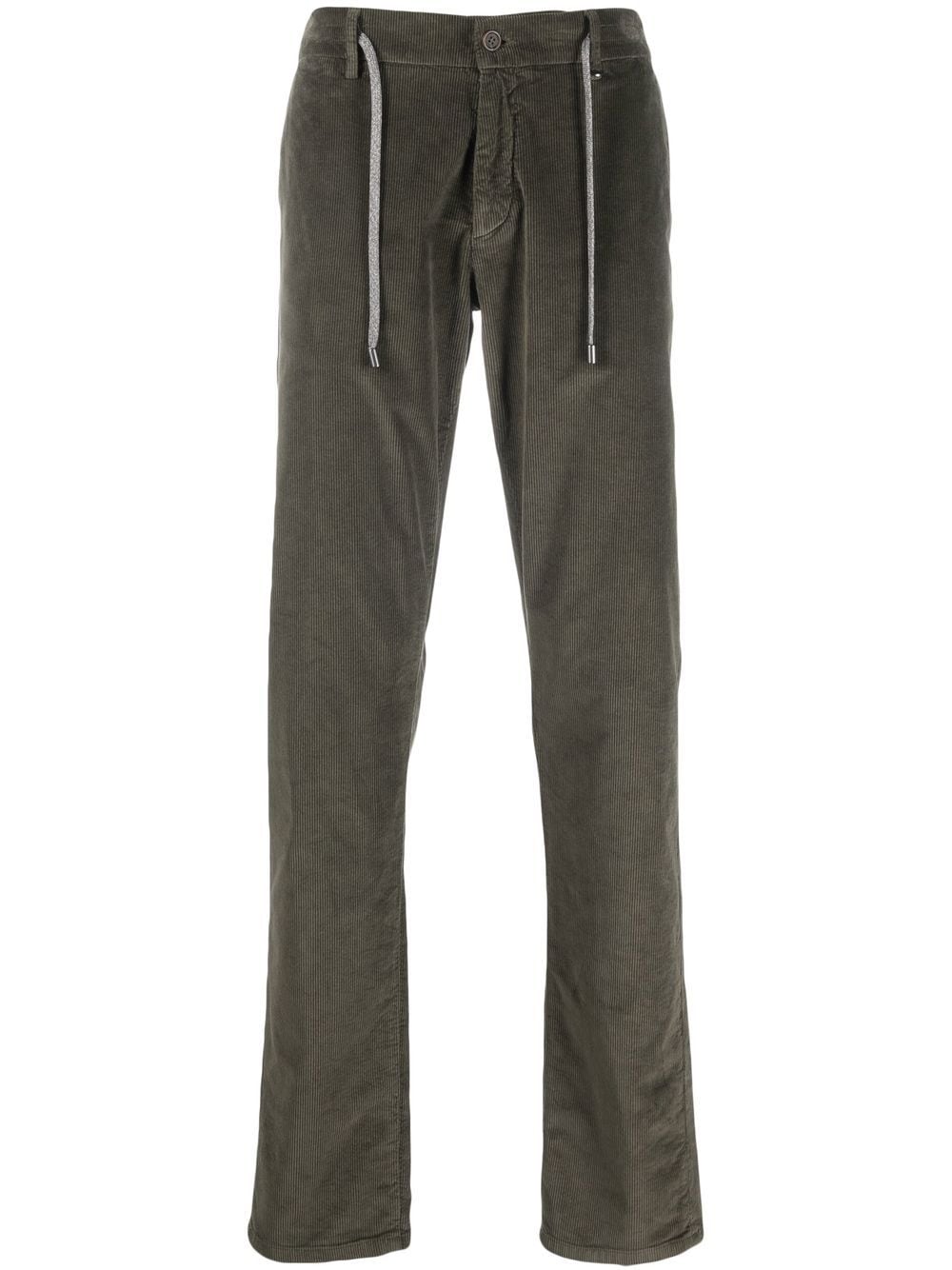 Canali straight-leg trousers - Green von Canali