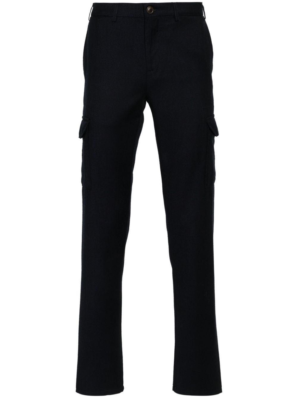 Canali straight-leg wool trousers - Blue von Canali