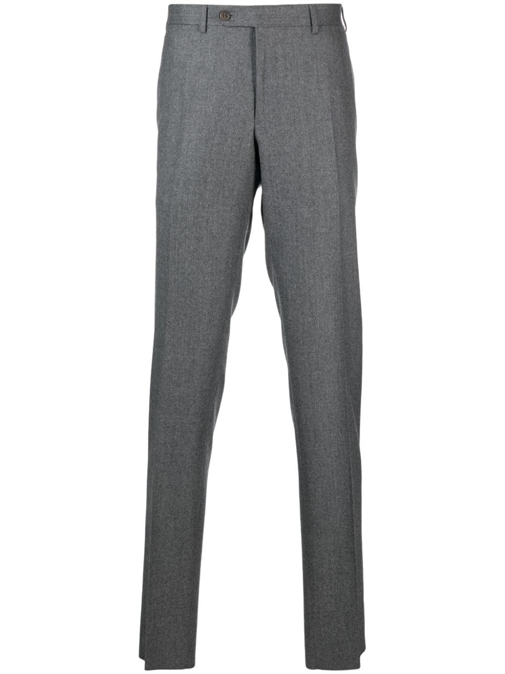 Canali straight-leg wool trousers - Grey von Canali