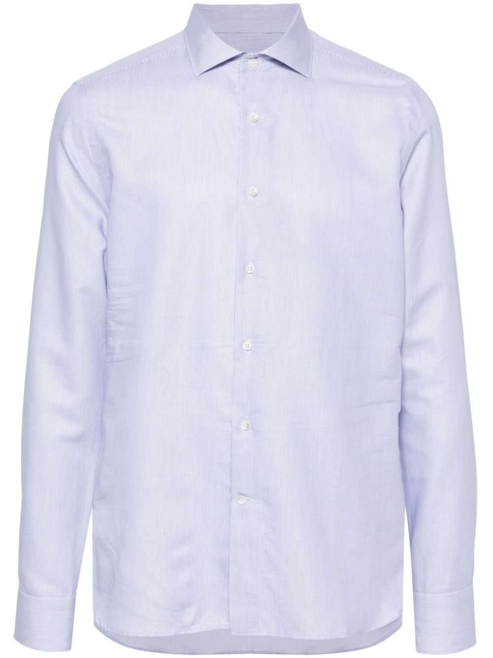 Canali striped shirt - Blue von Canali