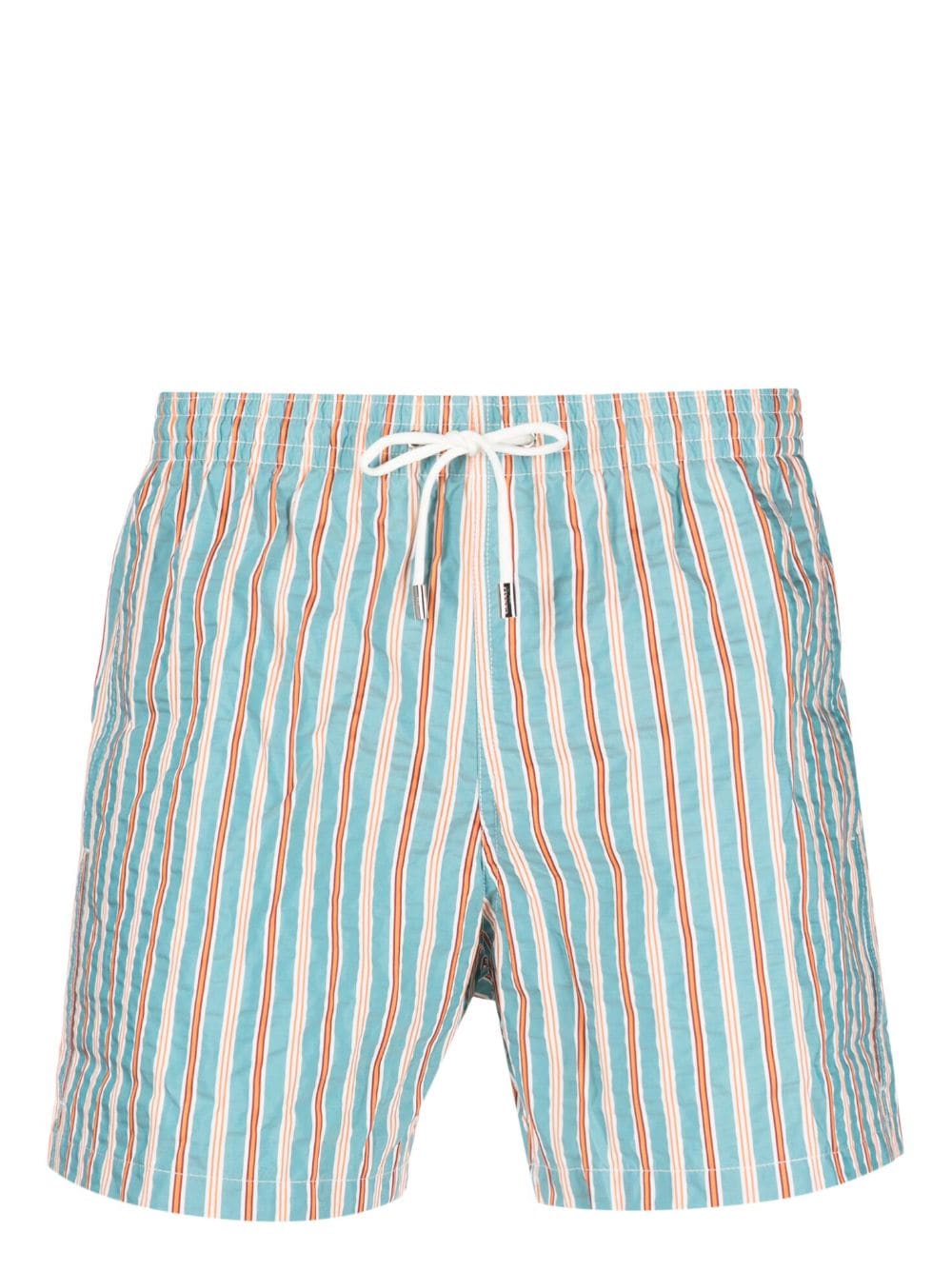 Canali striped swimming shorts - Blue von Canali