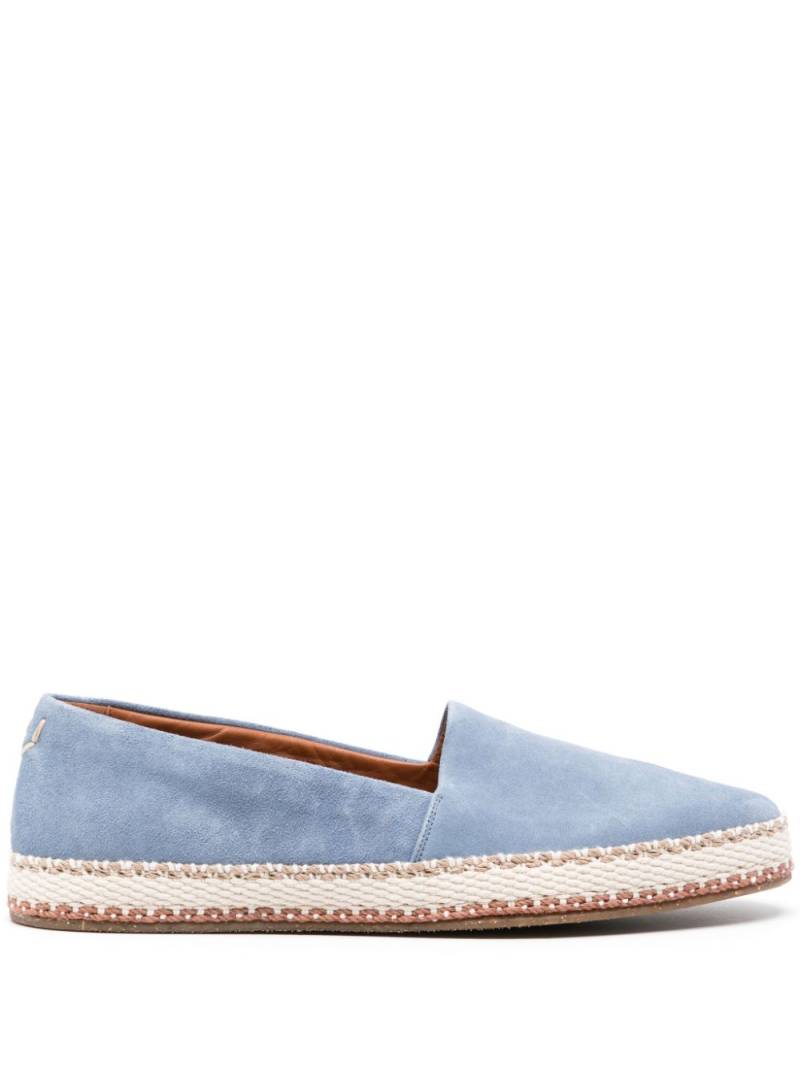 Canali suede espadrilles - Blue von Canali