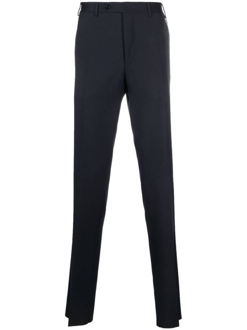 Canali tapered chino trousers - Blue von Canali