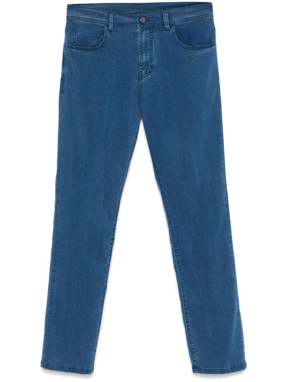 Canali tapered trousers - Blue von Canali