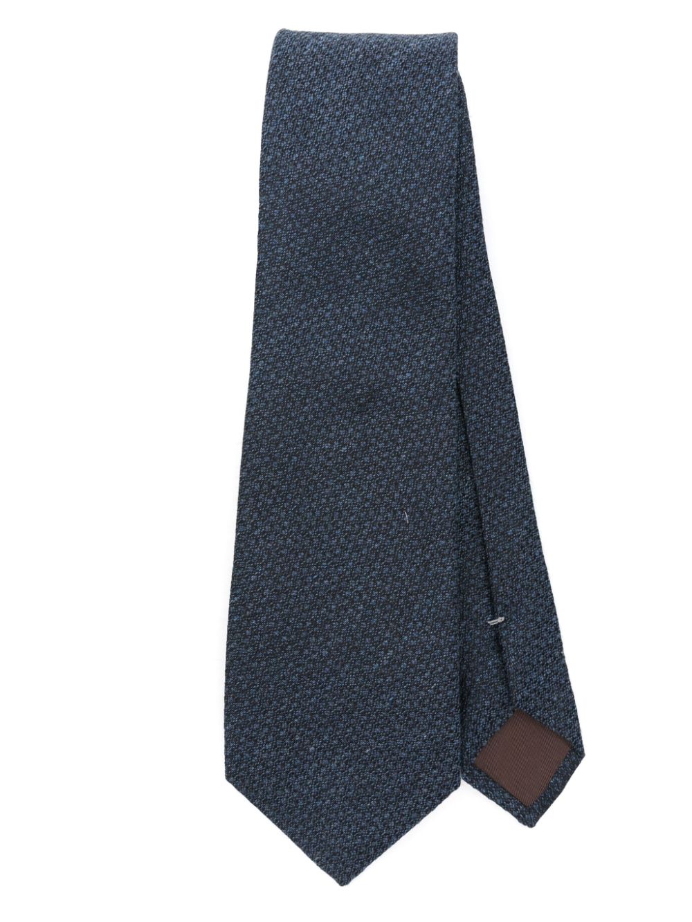 Canali textured tie - Blue von Canali