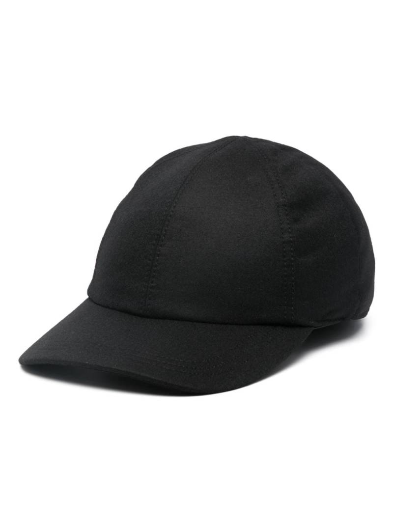 Canali wool baseball cap - Black von Canali