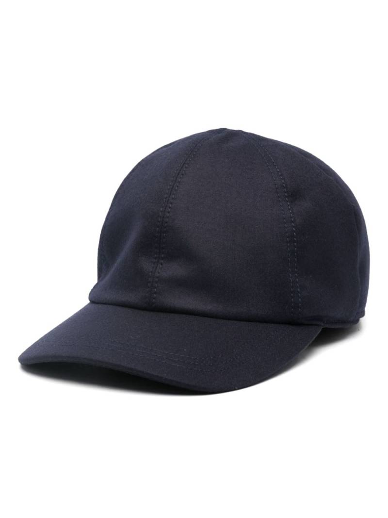 Canali wool baseball cap - Blue von Canali