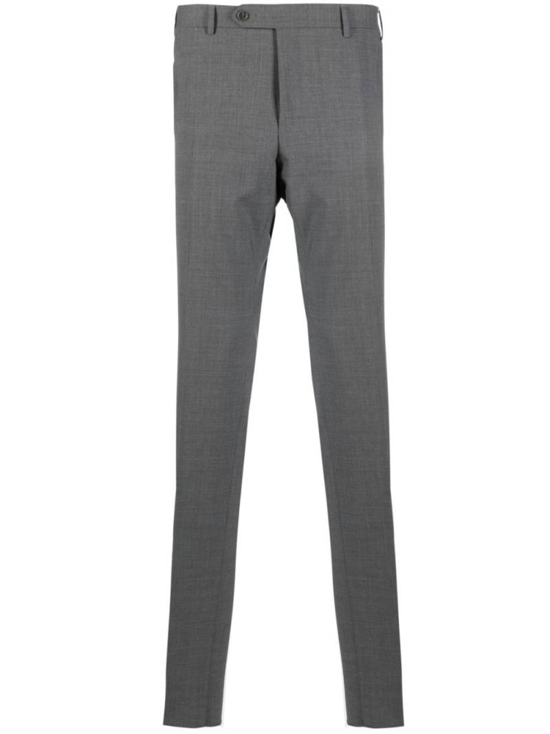 Canali wool-blend tailored trousers - Grey von Canali