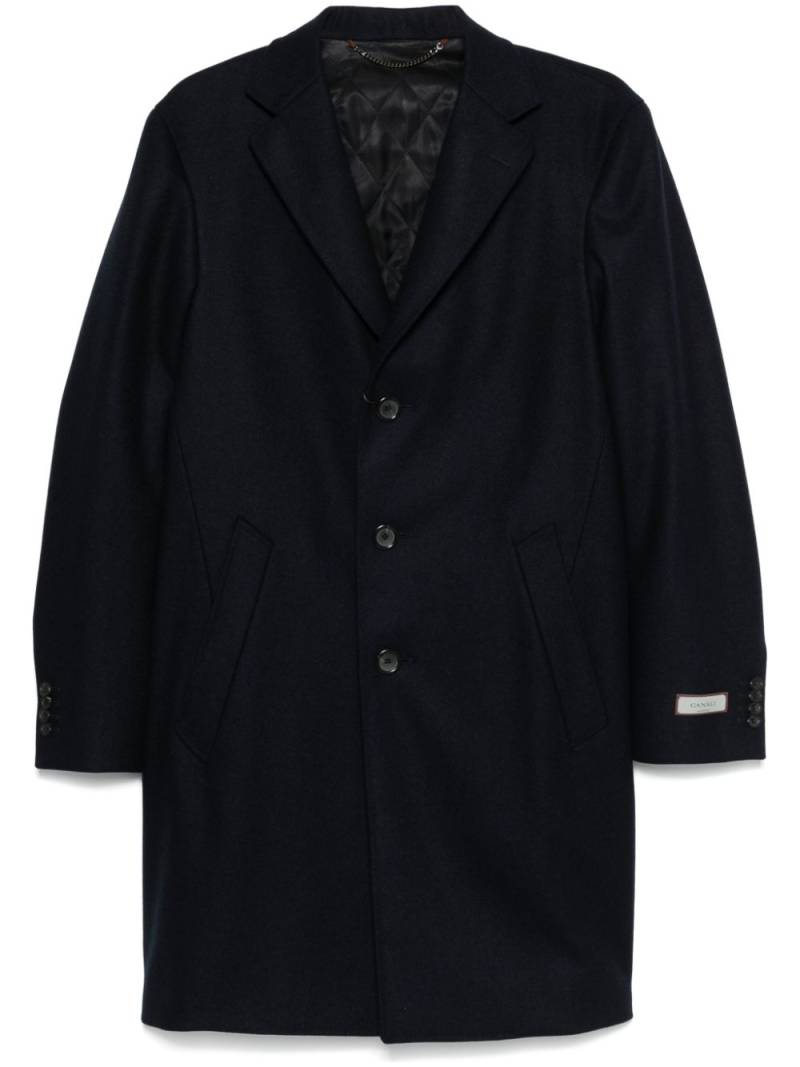 Canali wool coat - Blue von Canali