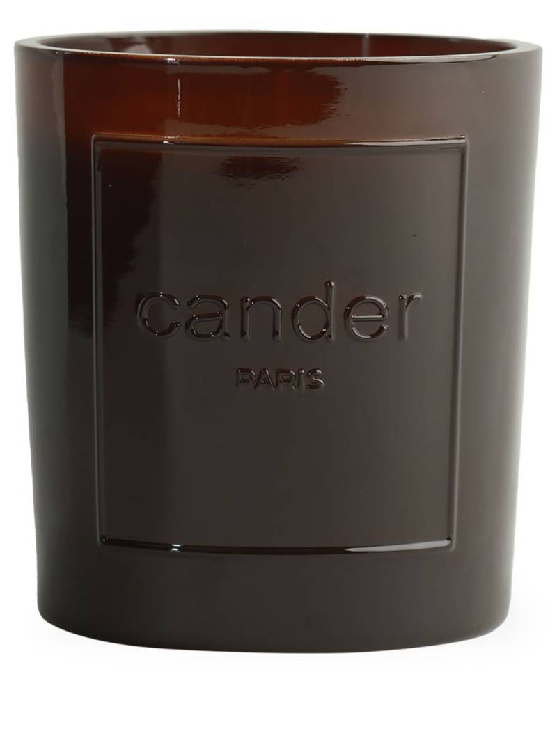 Cander Oud Particullier logo-embossed candle - Brown von Cander