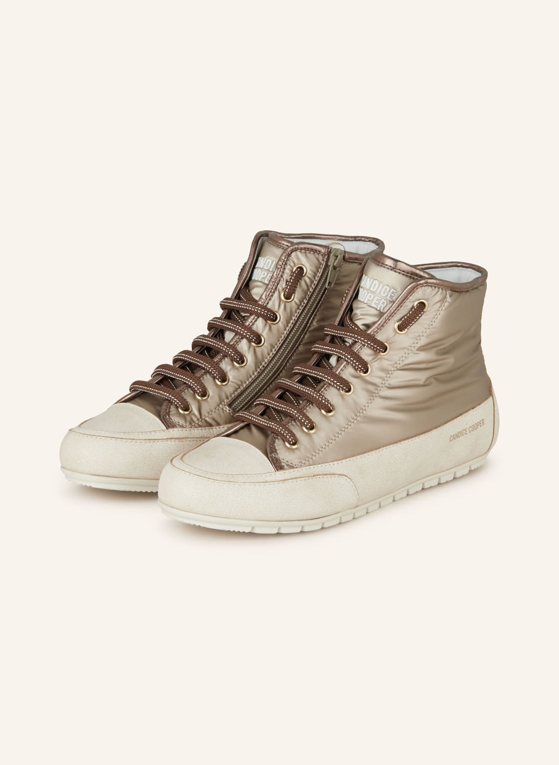 Candice Cooper Hightop-Sneaker gold von Candice Cooper