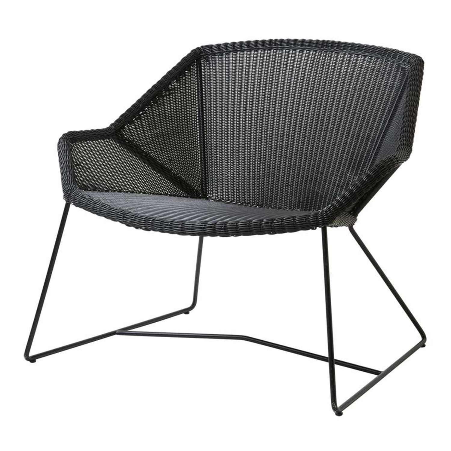 Breeze Loungesessel, Farbe black von Cane-line