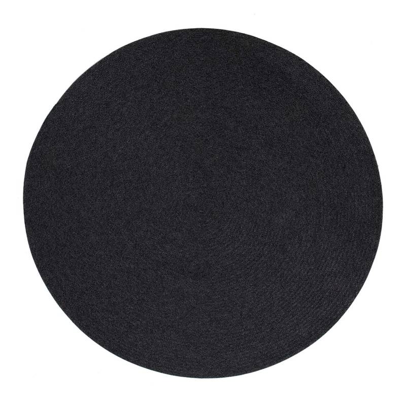 Circle Rund Teppich, Grösse d. 140 cm, Farbe darkgrey von Cane-line