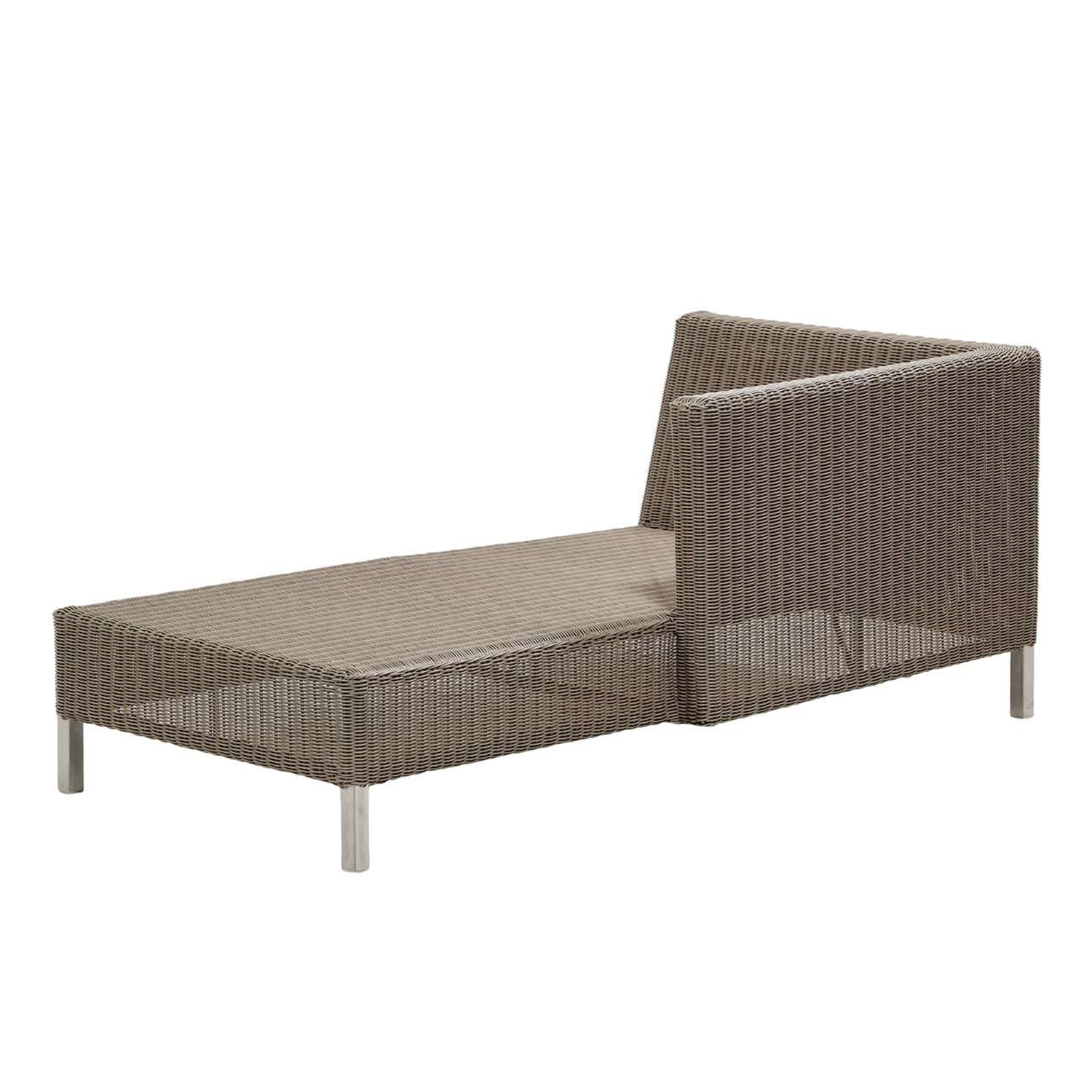 Connect Chaiselongue Modulsofa, Ausrichtung links von Cane-line