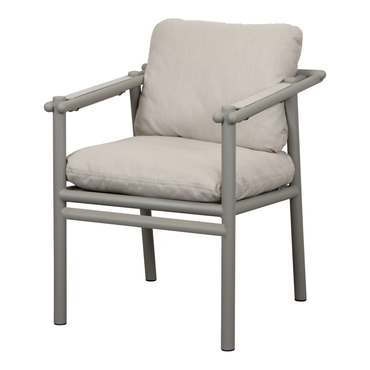 Sticks Armlehnstuhl, Gestellfarbe taupe, Kissen sand, cane-line natté Sticks Armlehnstuhl, Gestellfarbe taupe, Kissen sand, cane-line natté von Cane-line
