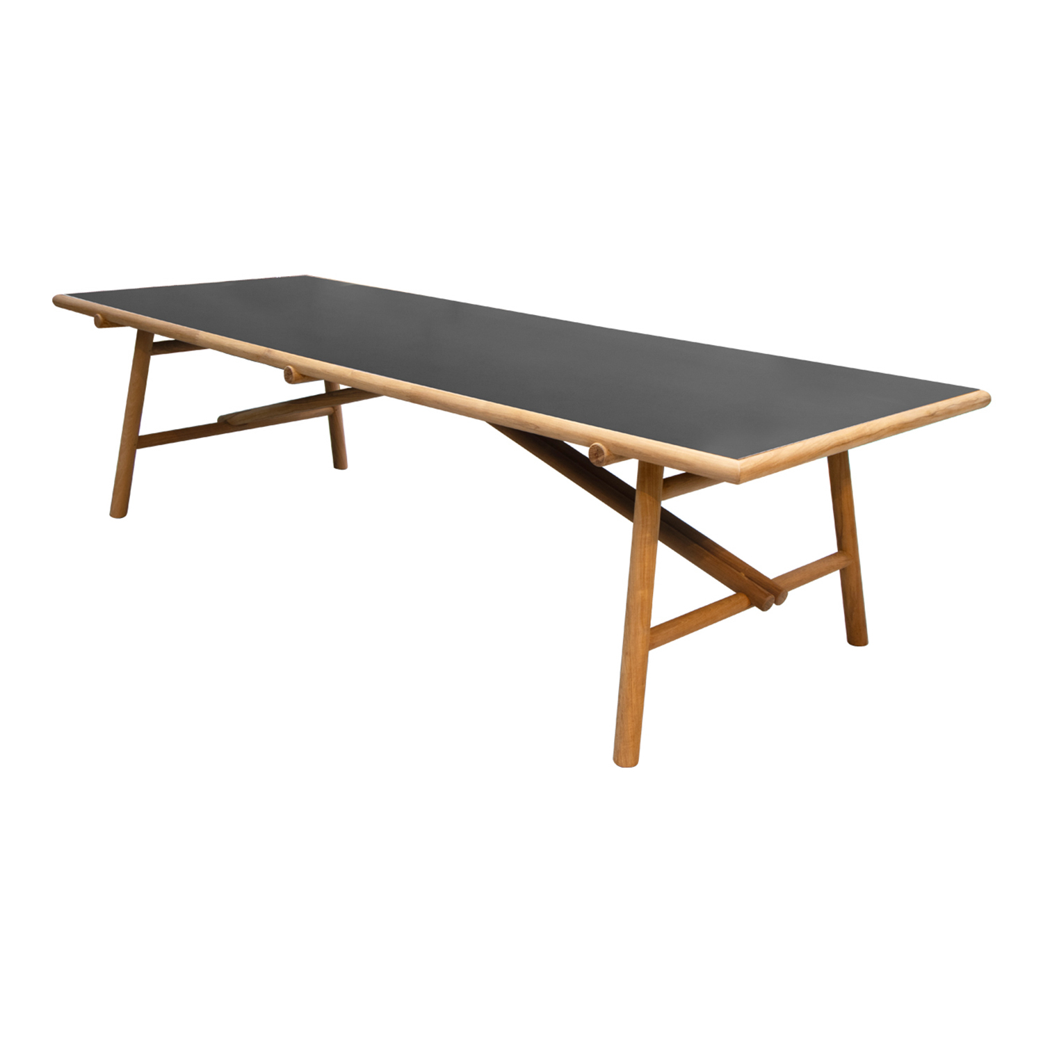 Sticks Esstisch, Gestellfarbe teak, Tischplatte keramik, nero black Sticks Esstisch, Gestellfarbe teak, Tischplatte keramik, nero black von Cane-line