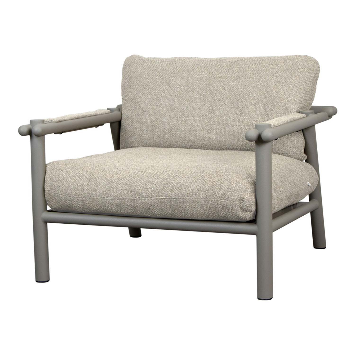 Sticks Loungesessel, Gestellfarbe taupe, Kissen desert sand, cane-line rise Sticks Loungesessel, Gestellfarbe taupe, Kissen desert sand, cane-line rise von Cane-line