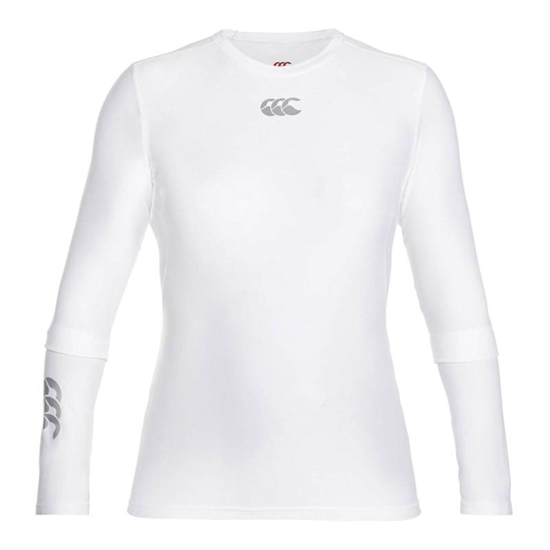 Thermoreg Langarm Base Layer Top Herren Weiss XS von Canterbury