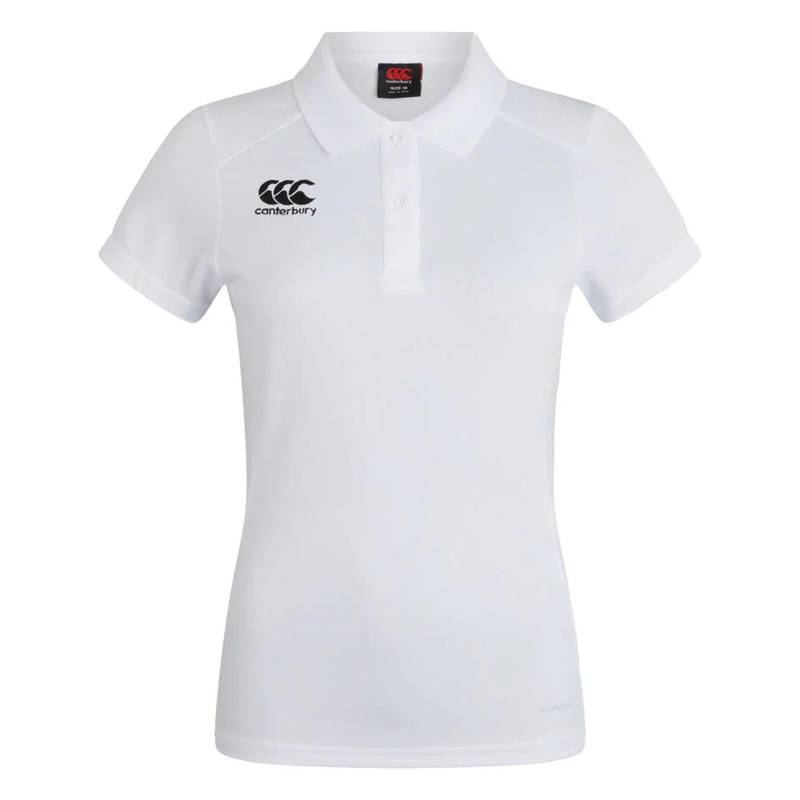 Canterbury - Club Dry Poloshirt, für Damen, Weiss, Größe 36 von Canterbury