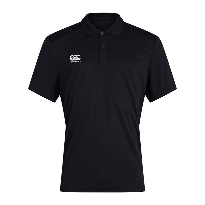 Canterbury - Club Dry Poloshirt, für Herren, Schwarz, Größe S von Canterbury