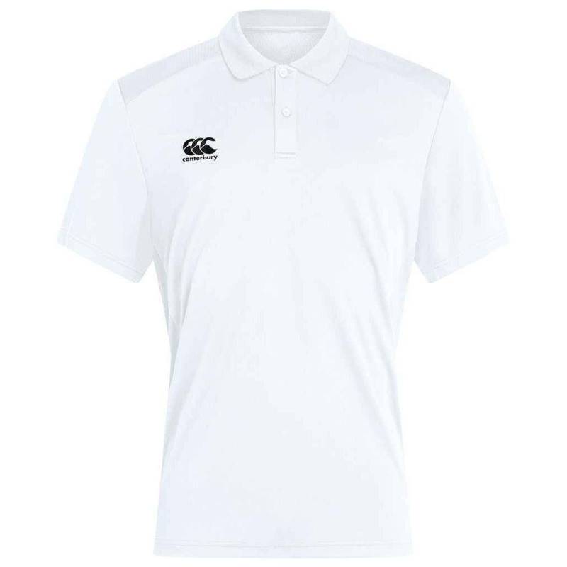 Club Dry Poloshirt Herren Weiss 3XL von Canterbury