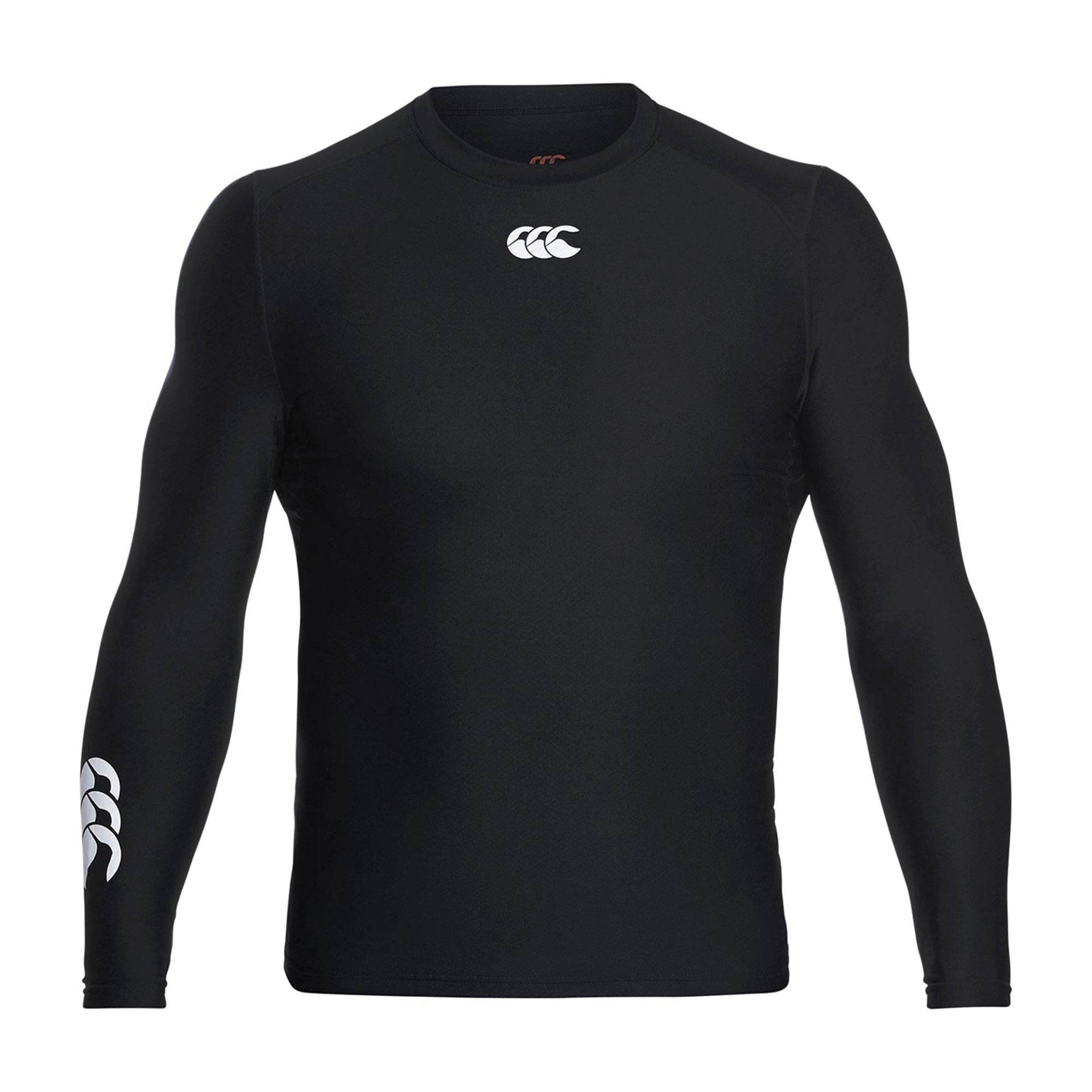 Thermoreg Langarm Base Layer Top Herren Schwarz M von Canterbury