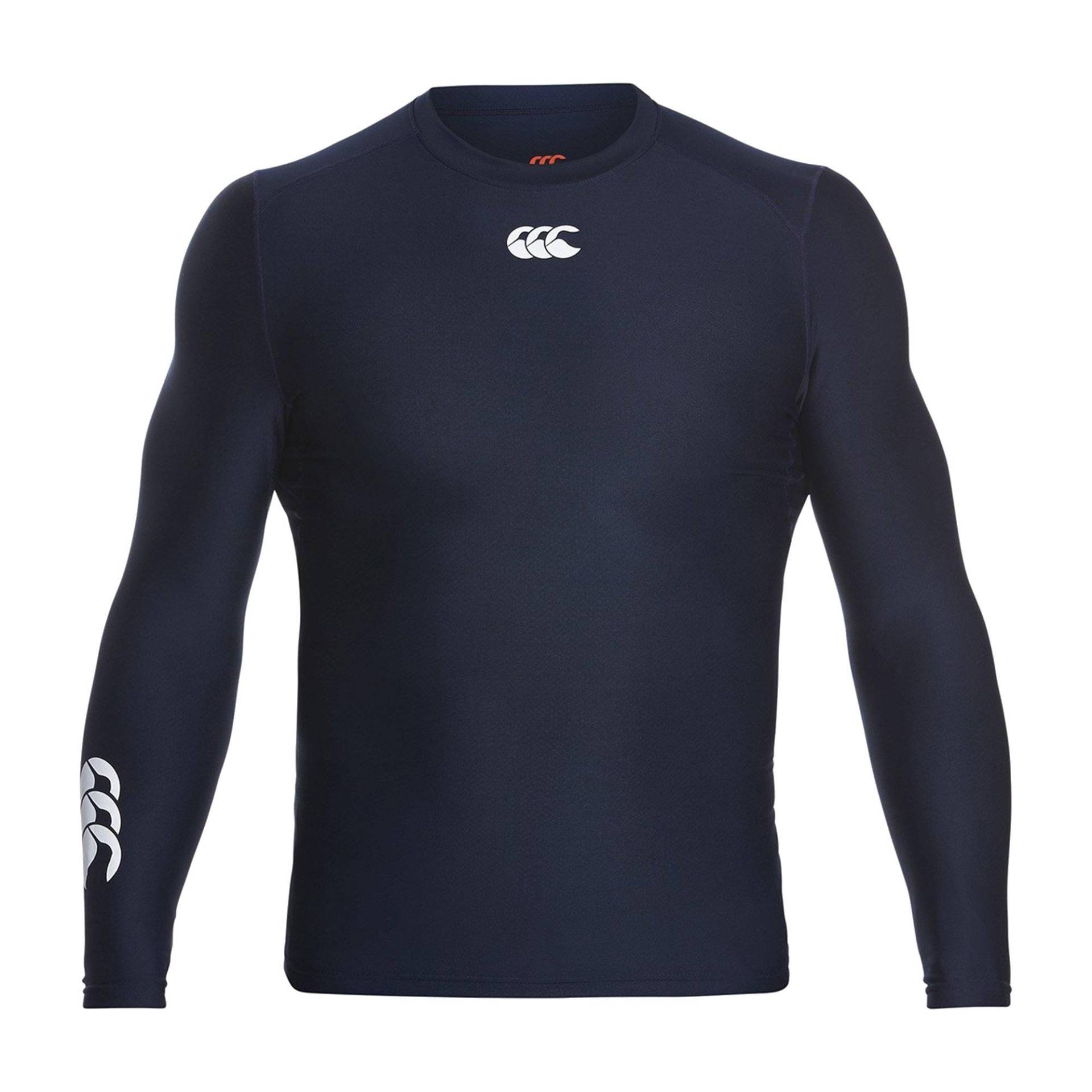 Thermoreg Langarm Base Layer Top Herren Marine S von Canterbury