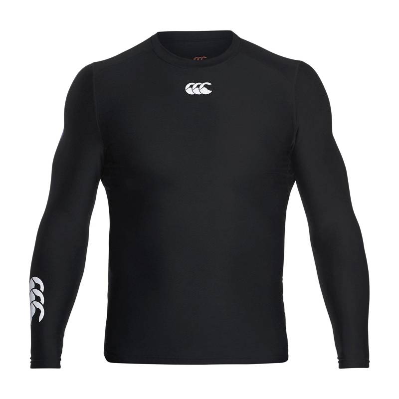 Thermoreg Langarm Base Layer Top Herren Schwarz XL von Canterbury