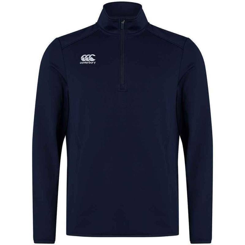 Club Zip Neck Track Top Herren Marine XL von Canterbury