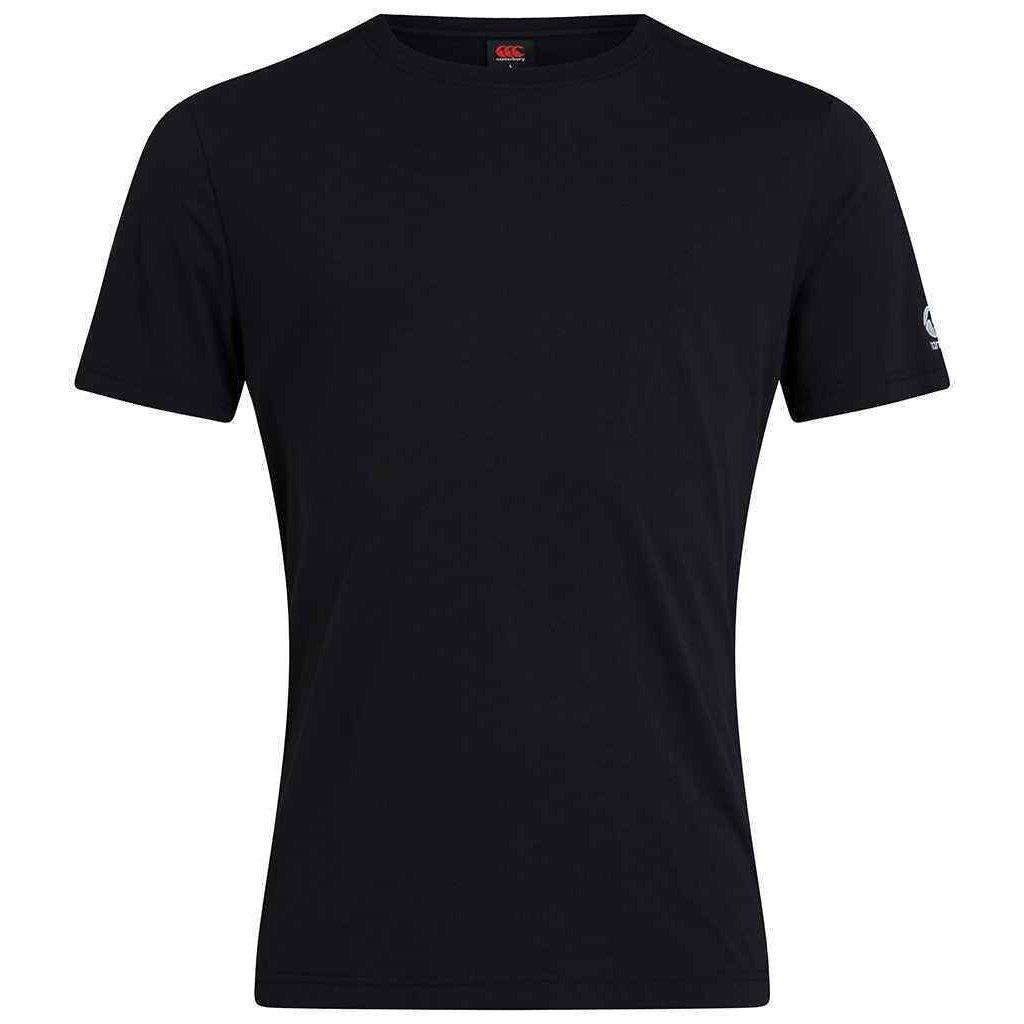 Tshirt Club Plain Herren Schwarz L von Canterbury