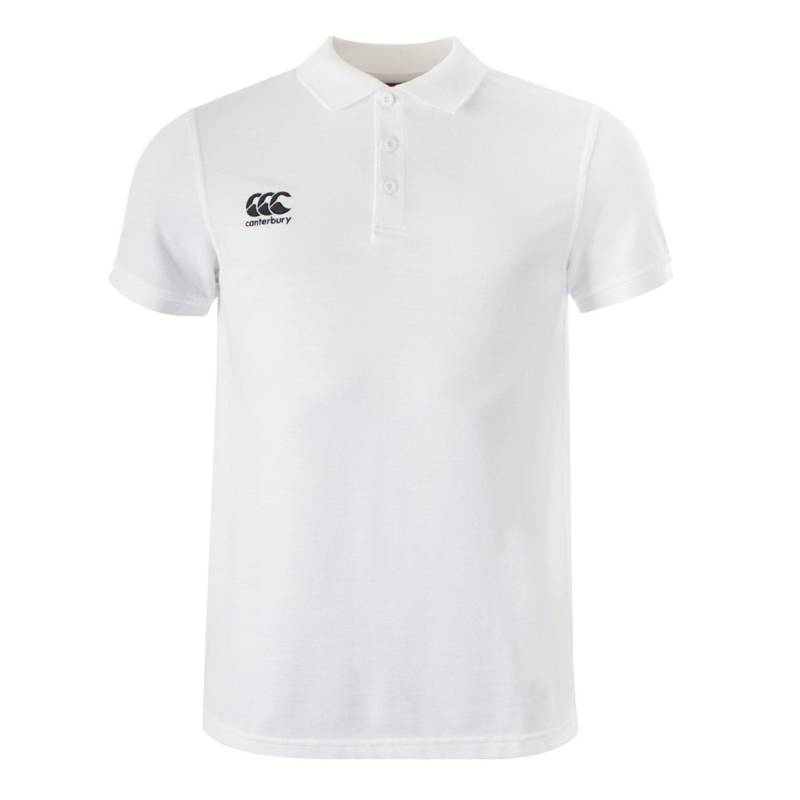 Waimak Poloshirt Herren Weiss L von Canterbury