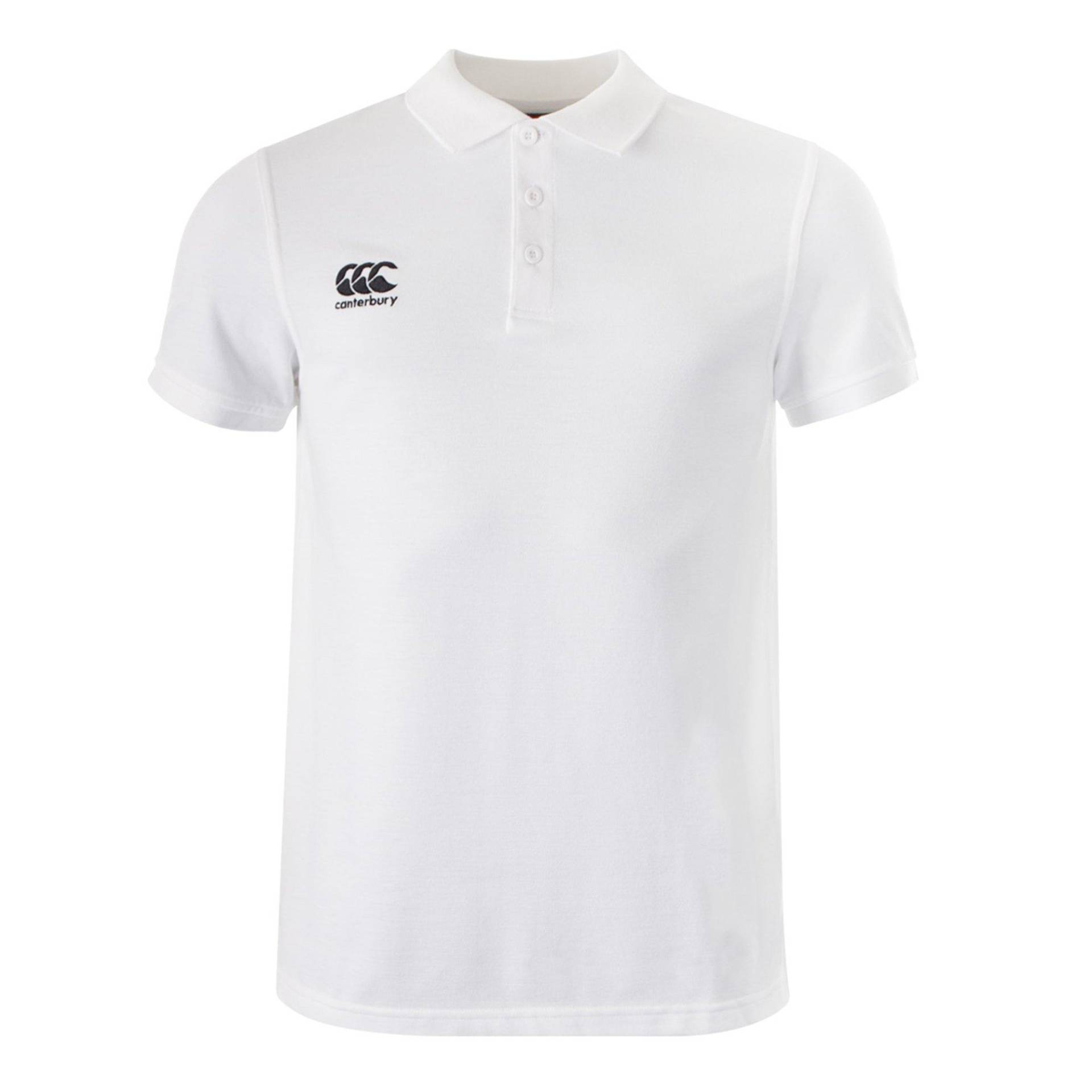 Waimak Poloshirt Herren Weiss M von Canterbury