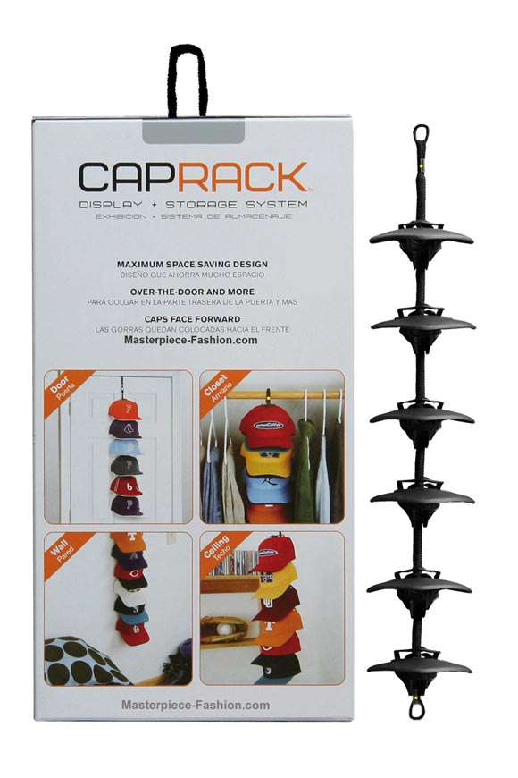 Cap Rack Cap-Halter | Schwarz | Herren  | Einheitsgroesse von Cap Rack