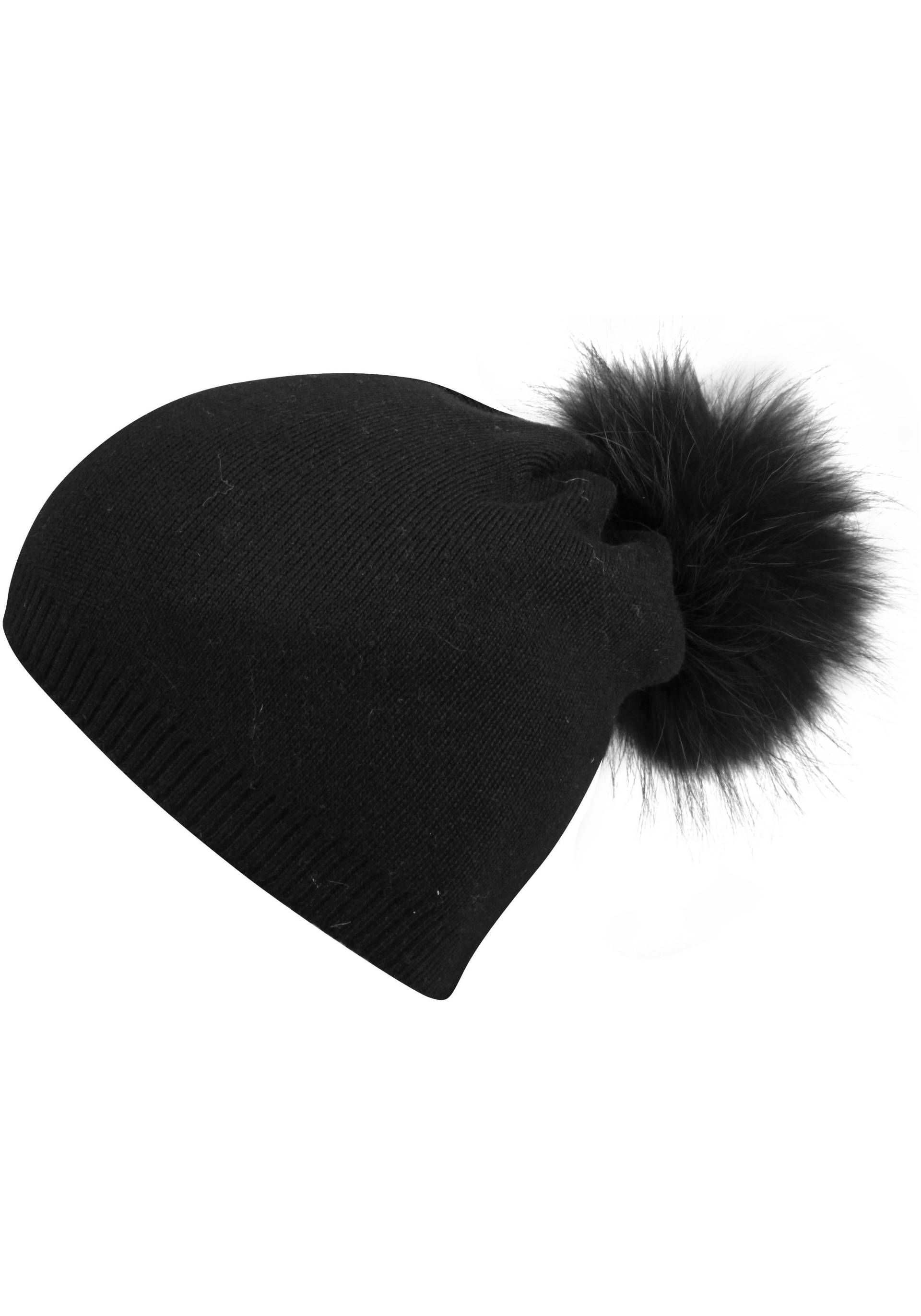 Capelli New York Beanie, mit Metall-Logo an der Krempe von Capelli New York