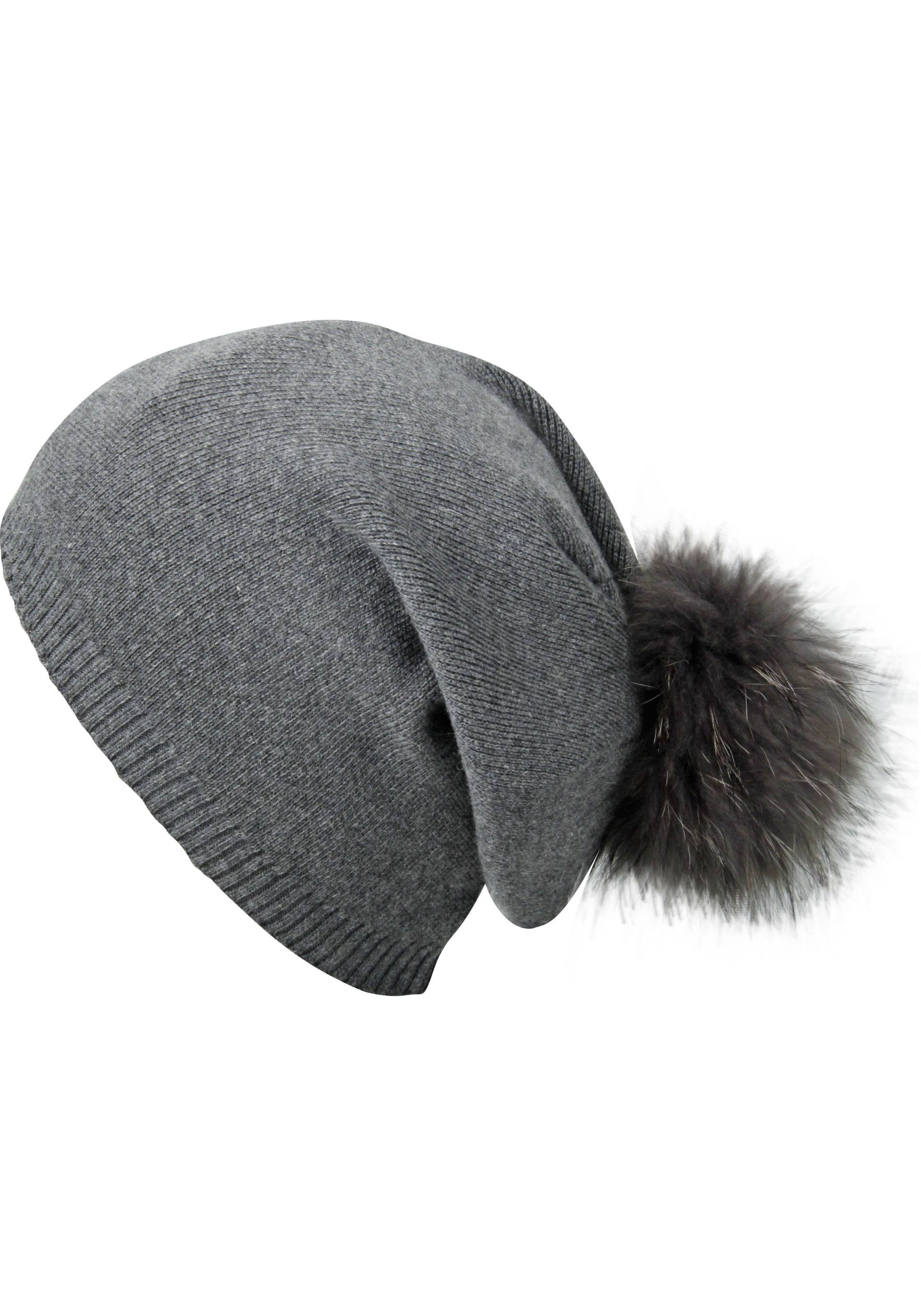 Capelli New York Beanie, mit Metall-Logo an der Krempe von Capelli New York