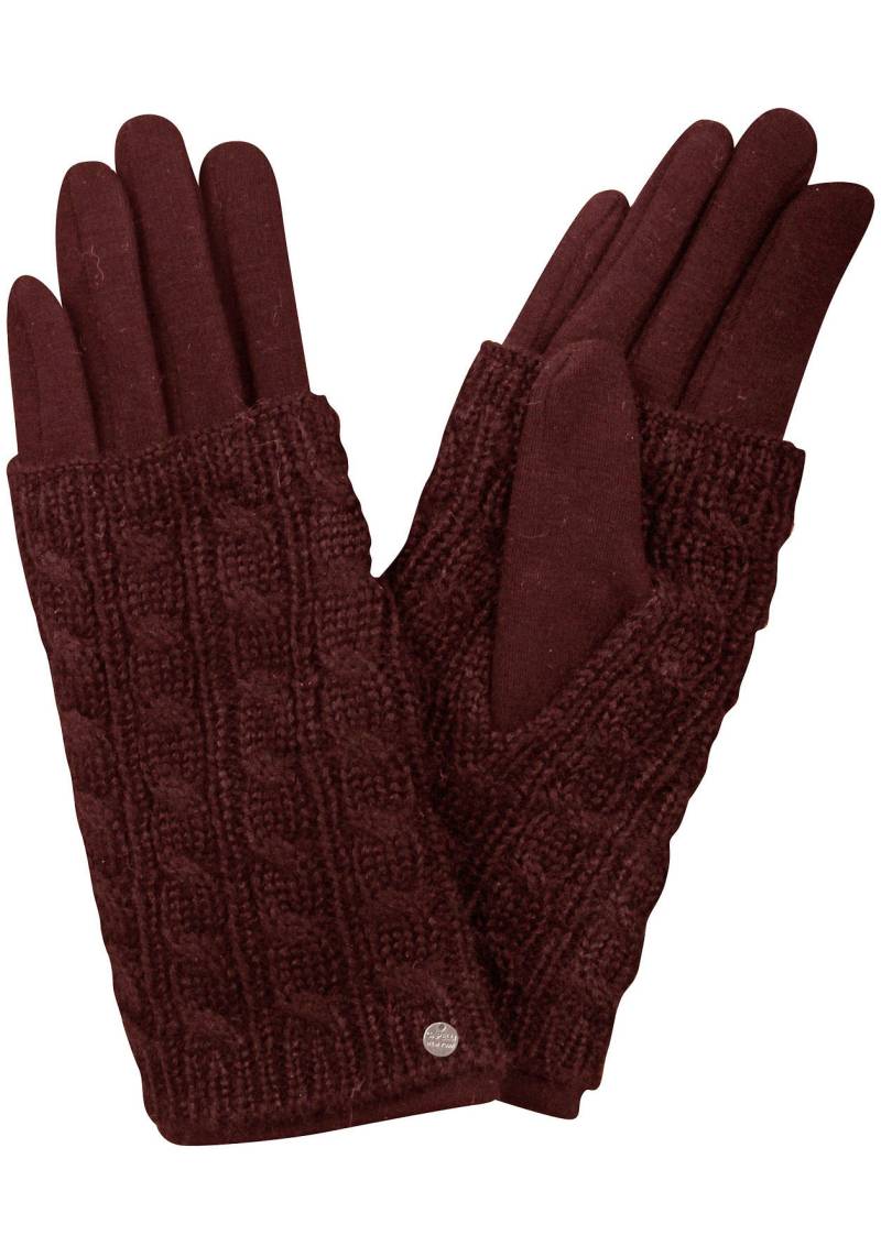 Capelli New York Strickhandschuhe, (1 Paar), mit elegantem Zopfmuster von Capelli New York