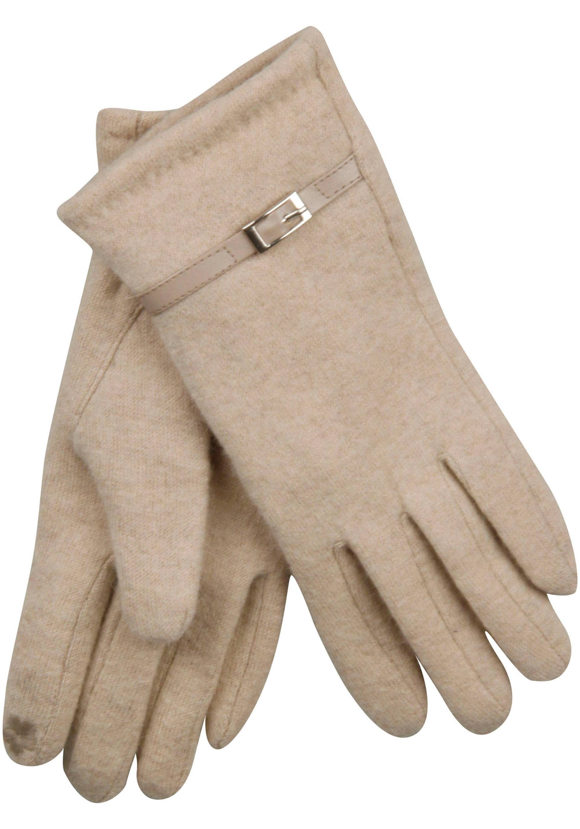 Capelli New York Fleecehandschuhe, mit Zierriemen Capelli New York Fleecehandschuhe, mit Zierriemen von Capelli New York