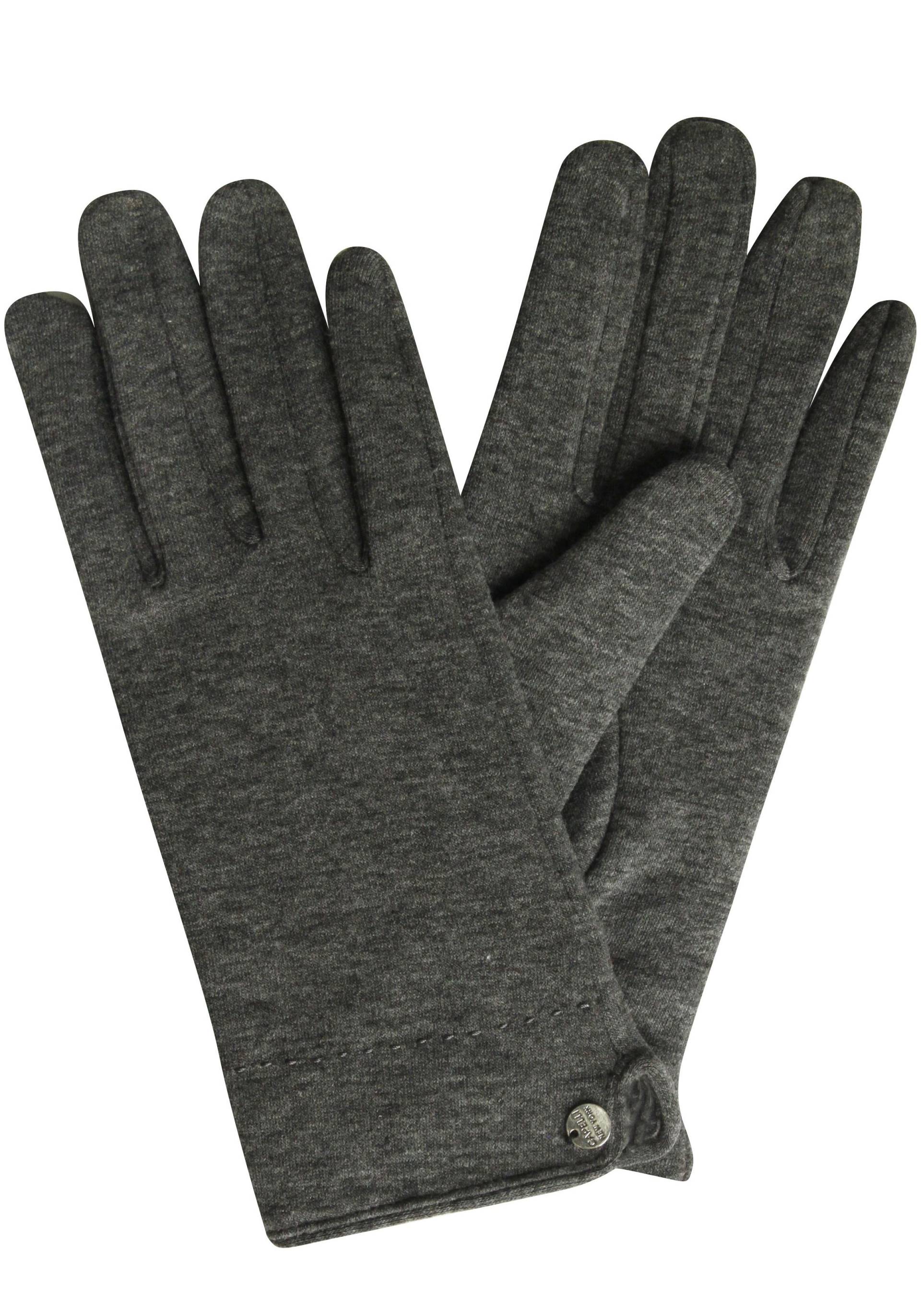 Capelli New York Fleecehandschuhe, mit Schmuckknopf-Detail Capelli New York Fleecehandschuhe, mit Schmuckknopf-Detail von Capelli New York
