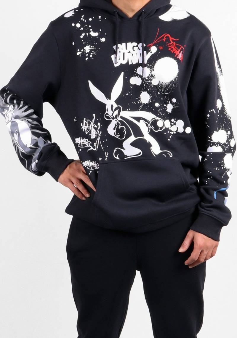 Capelli New York Hoodie, mit ausgefallenem Bugs Bunny Grafitti Design von Capelli New York