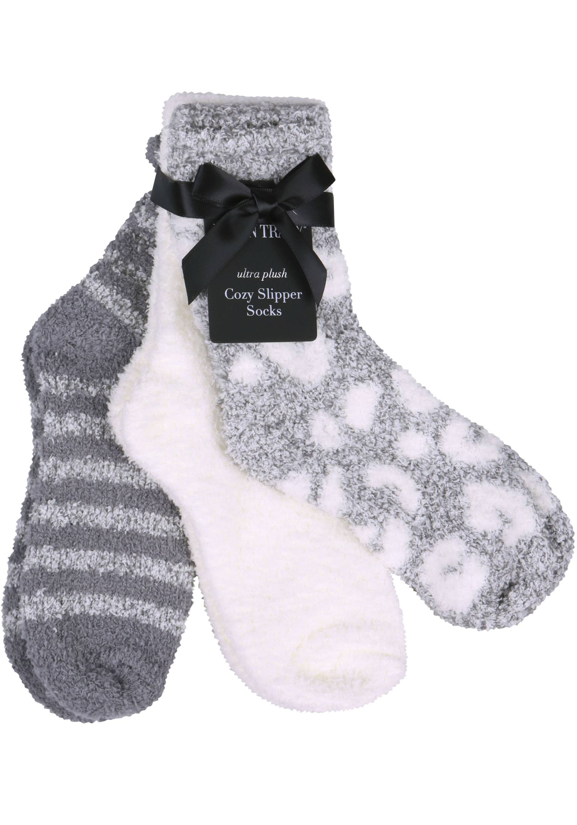 Capelli New York Kuschelsocken, (3er-Pack), mit flauschigem Innenfutter von Capelli New York