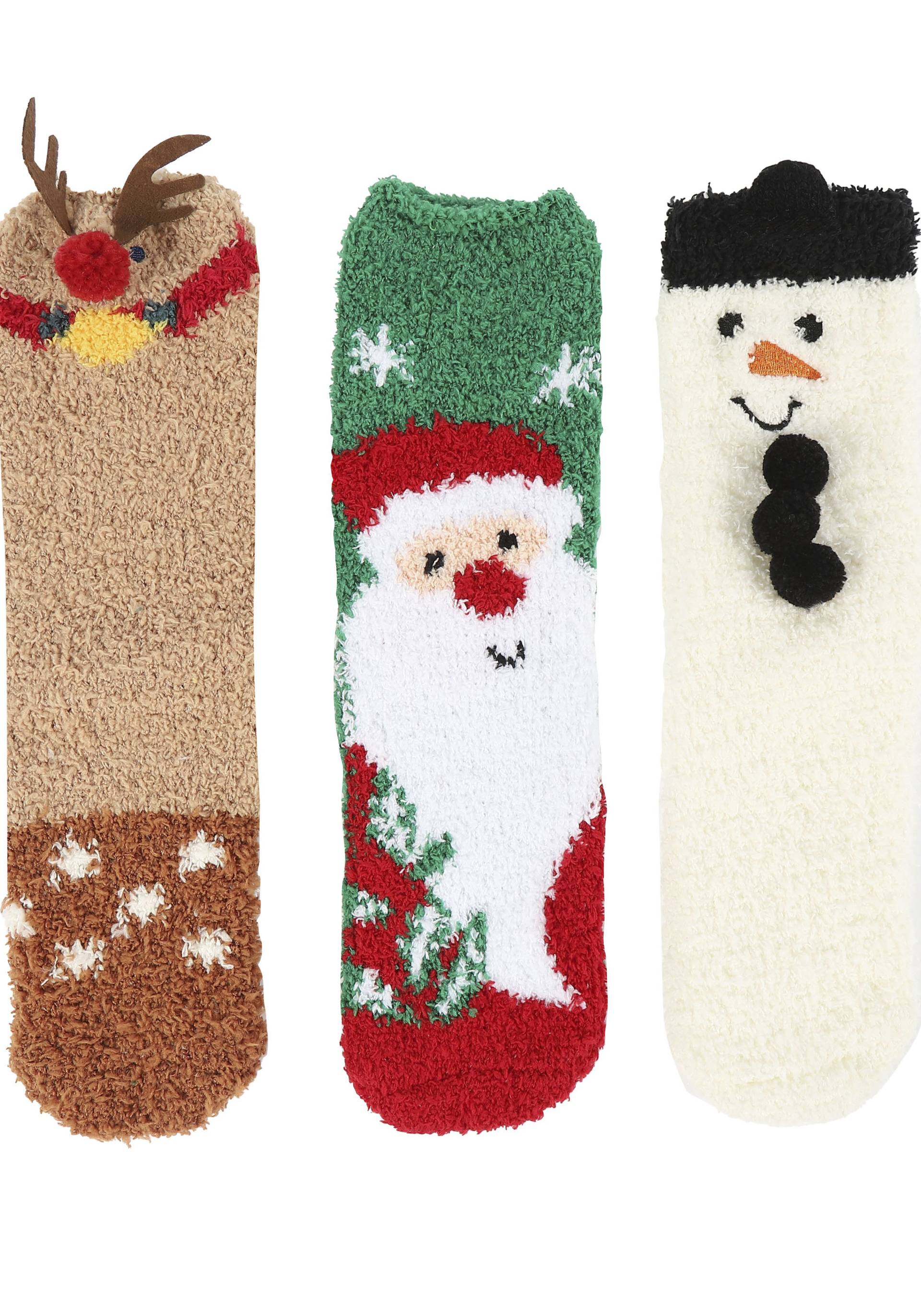 Capelli New York Kuschelsocken, (3er-Pack), mit lustigen Weihnachtsmotiven von Capelli New York