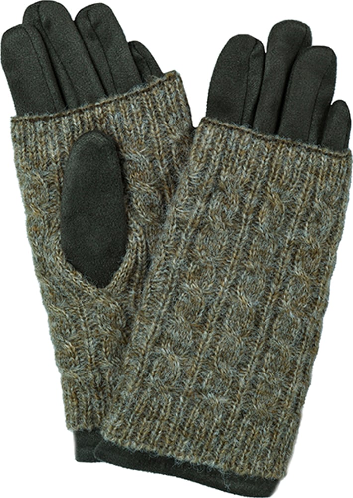 Capelli New York Strickhandschuhe, (-), mit modischem Zopfmuster von Capelli New York