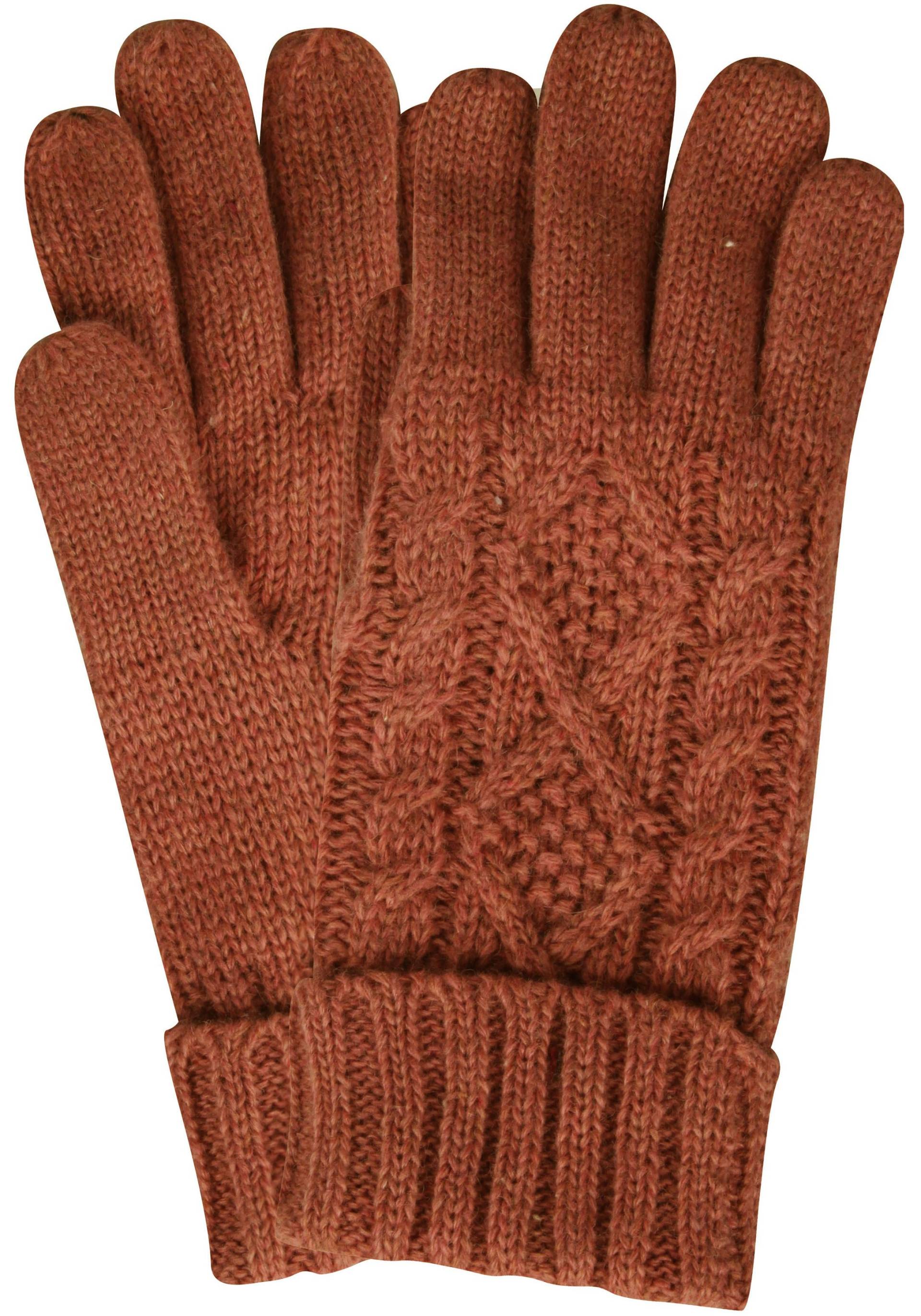 Capelli New York Strickhandschuhe, mit elegantem Zopfstrickmuster von Capelli New York