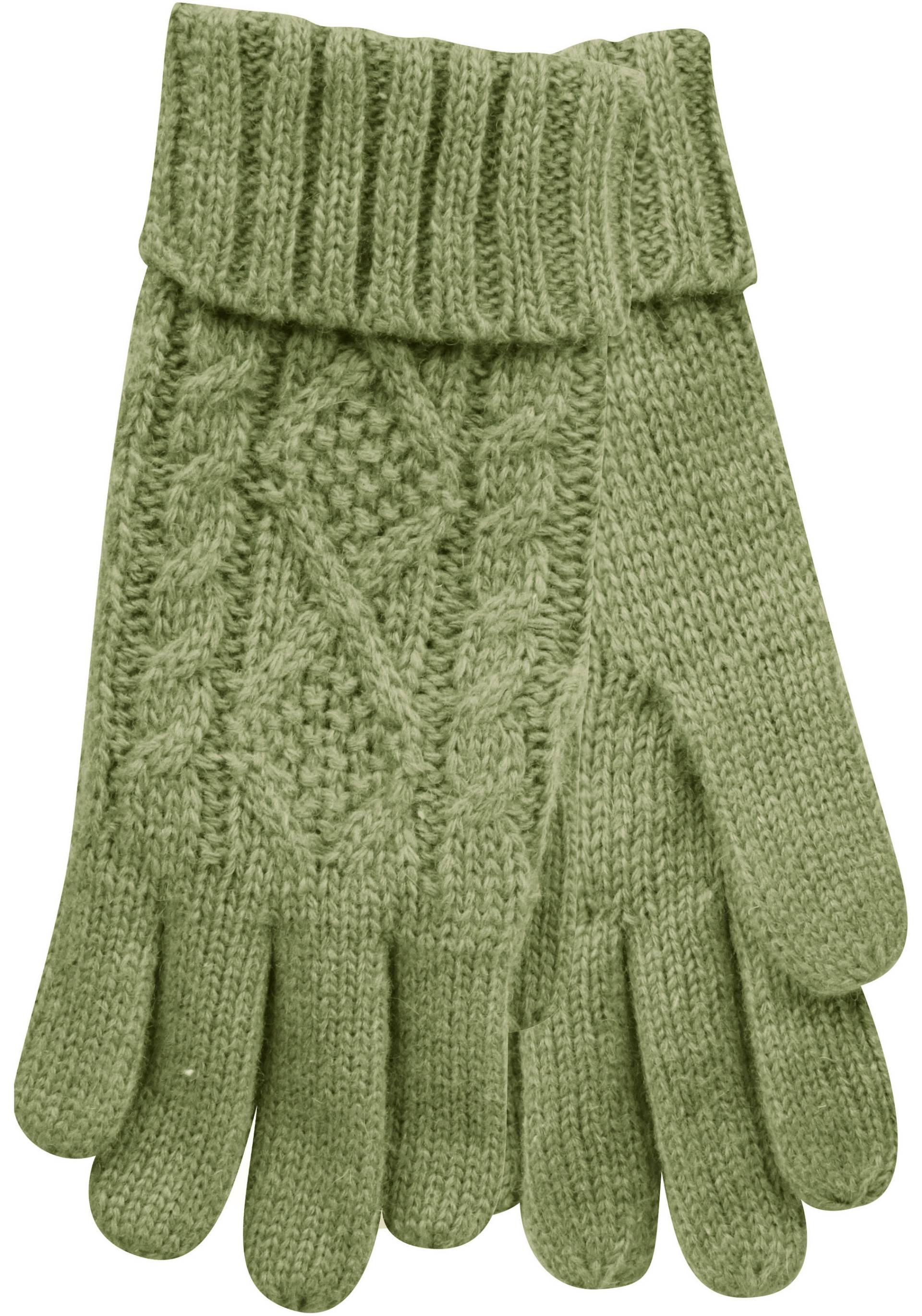 Capelli New York Strickhandschuhe, mit elegantem Zopfstrickmuster von Capelli New York