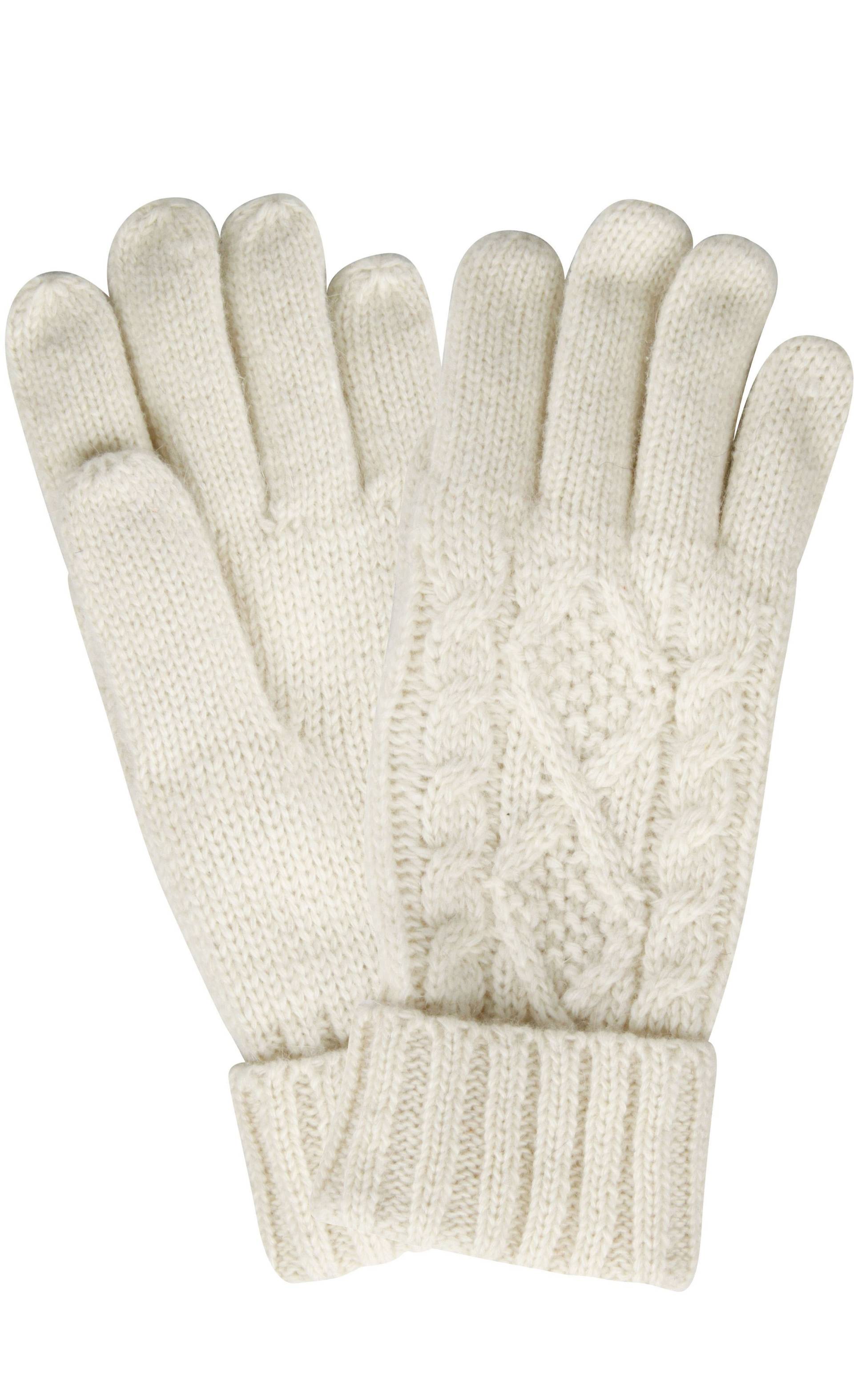 Capelli New York Strickhandschuhe, mit elegantem Zopfstrickmuster von Capelli New York