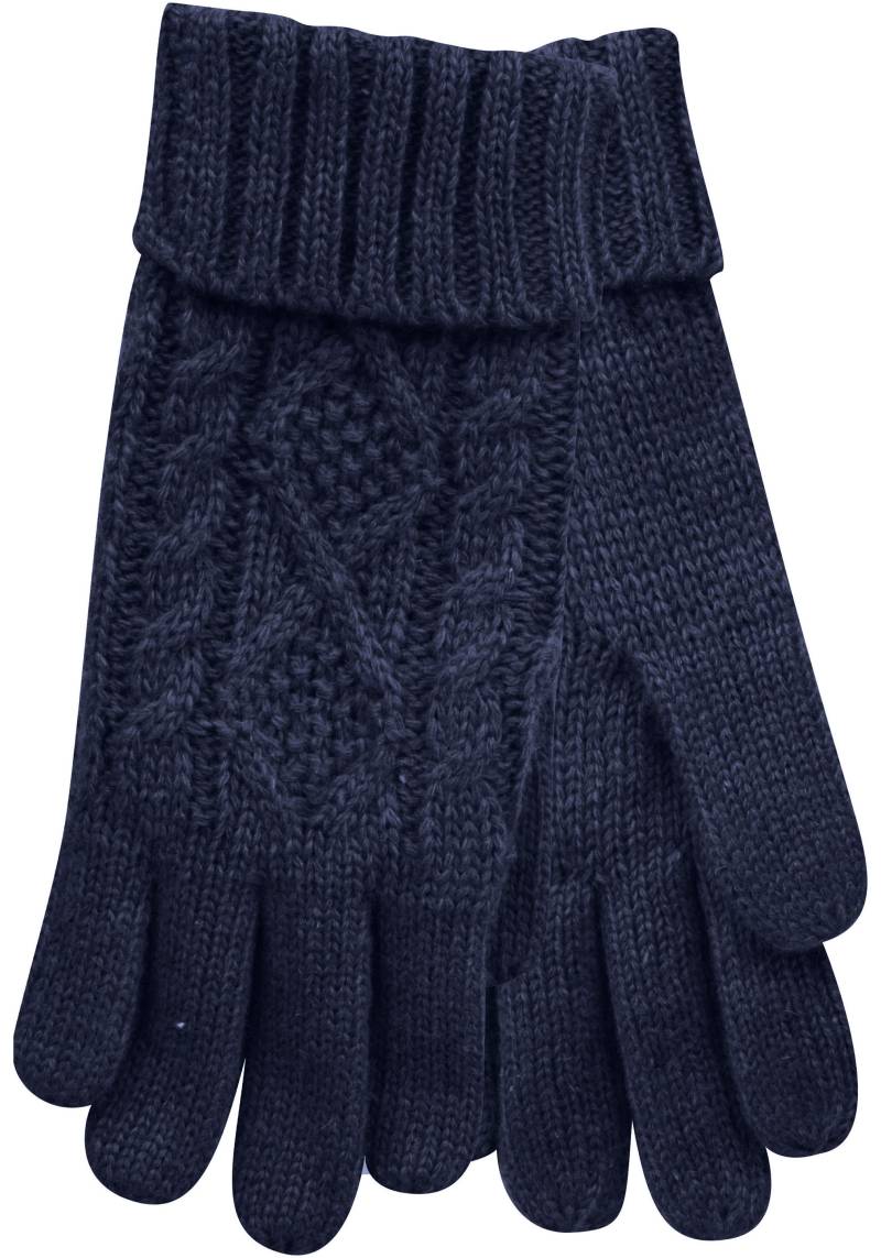 Capelli New York Strickhandschuhe, mit elegantem Zopfstrickmuster von Capelli New York