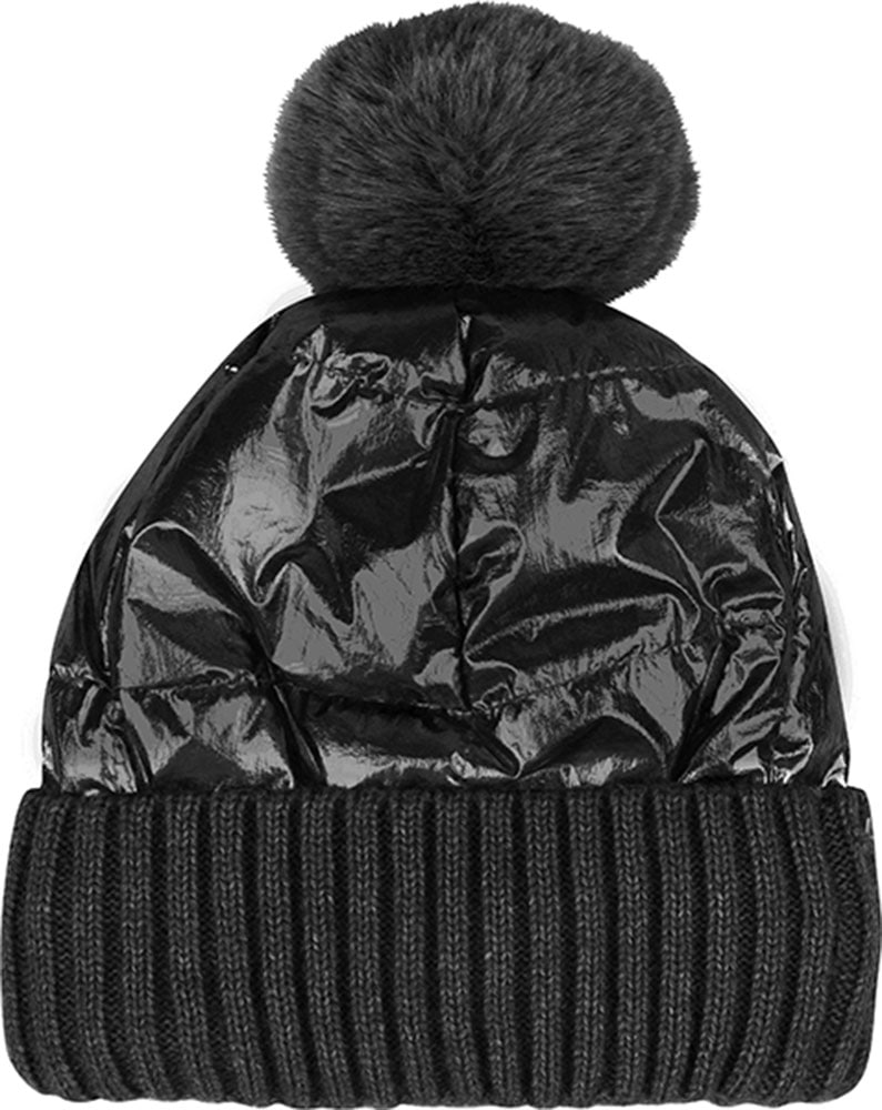 Capelli New York Strickmütze, glänzende, mit Umschlag Capelli New York Strickmütze, glänzende, mit Umschlag von Capelli New York